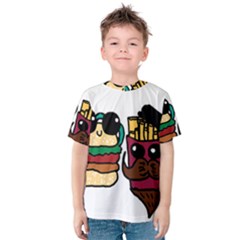 Burger And Fries Kid s Cotton Tee