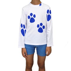 Blue Paws Kid s Long Sleeve Swimwear