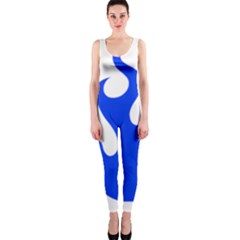 Blue Flames Onepiece Catsuit