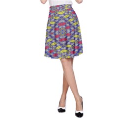 Colorful Duck A-line Skirt