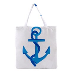 Blue Anchor Grocery Tote Bag by TRENDYcouture