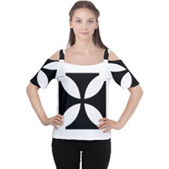 Cross Women s Cutout Shoulder Tee