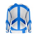 Blue Peace Women s Sweatshirt View2