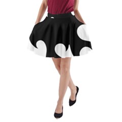 Flames A-line Pocket Skirt