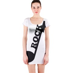 Rock Short Sleeve Bodycon Dress by TRENDYcouture