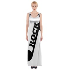 Rock Maxi Thigh Split Dress