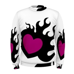 Heartflame Men s Sweatshirt by TRENDYcouture