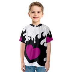 Heartflame Kid s Sport Mesh Tee