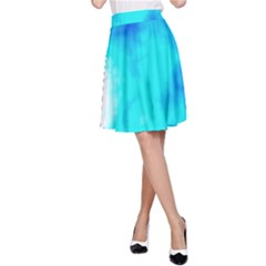 Turquoise Sky  A-line Skirt