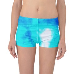 Turquoise Sky  Reversible Boyleg Bikini Bottoms