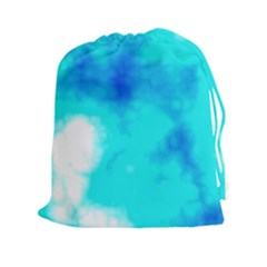 Turquoise Sky  Drawstring Pouches (xxl)