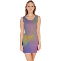 Mystic Sky Sleeveless Bodycon Dress