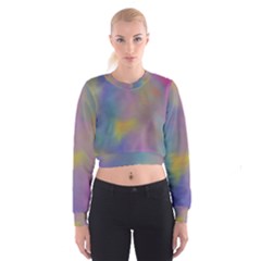 Mystic Sky Women s Cropped Sweatshirt