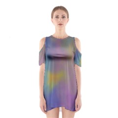 Mystic Sky Cutout Shoulder Dress