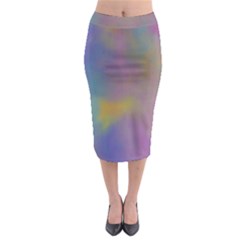 Mystic Sky Midi Pencil Skirt