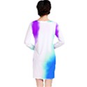 Pink White And Blue Sky Long Sleeve Nightdress View2