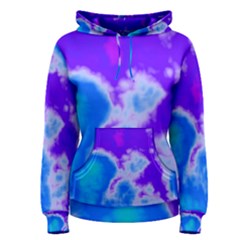 Purple And Blue Clouds Women s Pullover Hoodie by TRENDYcouture