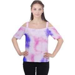 Pink N Purple Women s Cutout Shoulder Tee