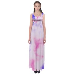 Pink N Purple Empire Waist Maxi Dress