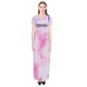 Pink N Purple Short Sleeve Maxi Dress View1