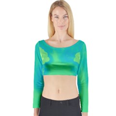 Paradise  Long Sleeve Crop Top