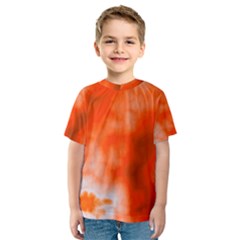 Orange Essence  Kid s Sport Mesh Tee