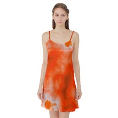 Orange Essence  Satin Night Slip