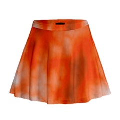 Orange Essence  Mini Flare Skirt