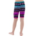 Rainbow  Big Flowers In Peace For Love And Freedom Kid s Mid Length Swim Shorts View2