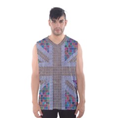 Multicoloured Union Jack Men s Basketball Tank Top