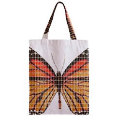 Butterfly Zipper Classic Tote Bag