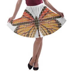 Butterfly A-line Skater Skirt