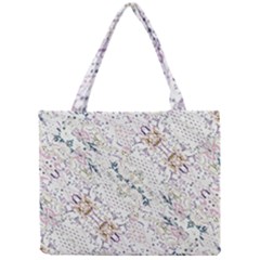 Oriental Floral Ornate Mini Tote Bag