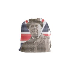 Winston Churchill Drawstring Pouches (small)  by cocksoupart