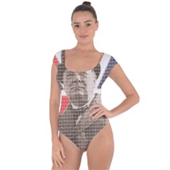 Winston Churchill Short Sleeve Leotard (ladies) by cocksoupart