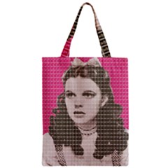 Over The Rainbow - Pink Zipper Classic Tote Bag by cocksoupart