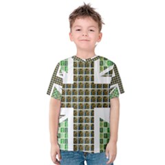 Green Flag Kid s Cotton Tee