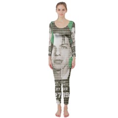 Sinatra Mug Shot Long Sleeve Catsuit