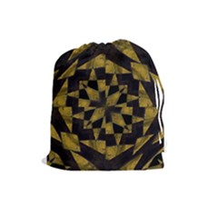 Bold Geometric Drawstring Pouches (large)  by dflcprints