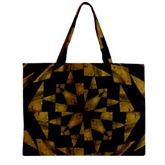 Bold Geometric Zipper Mini Tote Bag