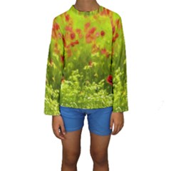 Poppy I Kid s Long Sleeve Swimwear by colorfulartwork