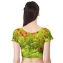 Poppy I Short Sleeve Crop Top (Tight Fit) View2