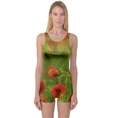 Poppy Ii - Wonderful Summer Feelings One Piece Boyleg Swimsuit