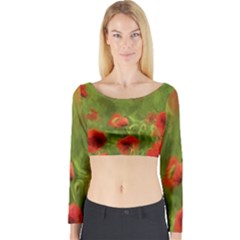 Poppy Ii - Wonderful Summer Feelings Long Sleeve Crop Top