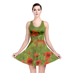 Poppy Ii - Wonderful Summer Feelings Reversible Skater Dress by colorfulartwork