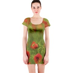 Poppy Ii - Wonderful Summer Feelings Short Sleeve Bodycon Dress by colorfulartwork