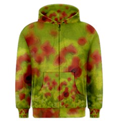 Poppy Iii Men s Zipper Hoodie by colorfulartwork