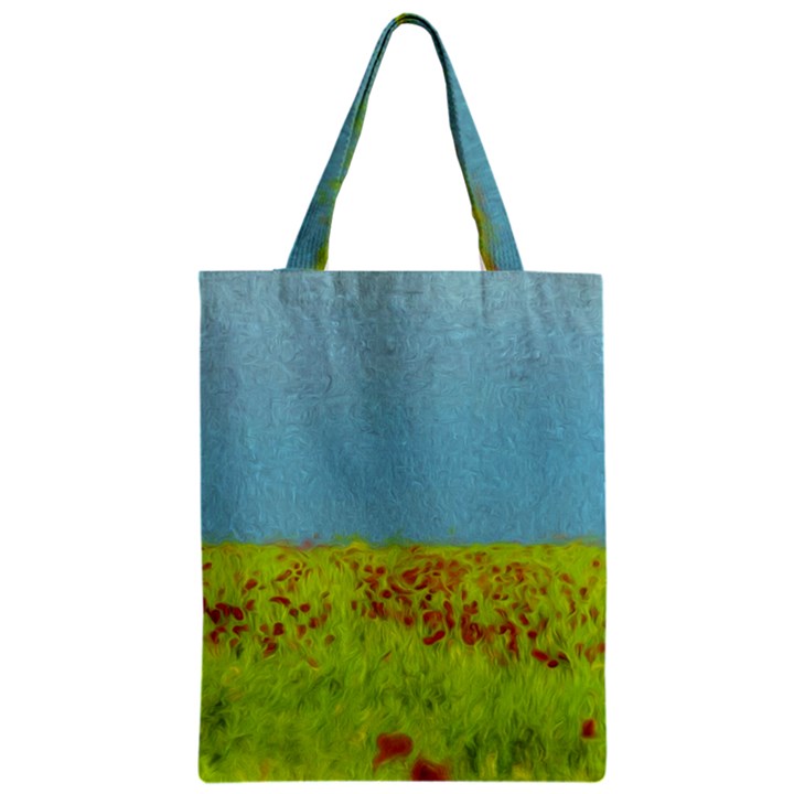 Poppy IV Zipper Classic Tote Bag