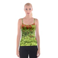 Poppy V Spaghetti Strap Top by colorfulartwork