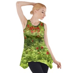 Poppy V Side Drop Tank Tunic by colorfulartwork